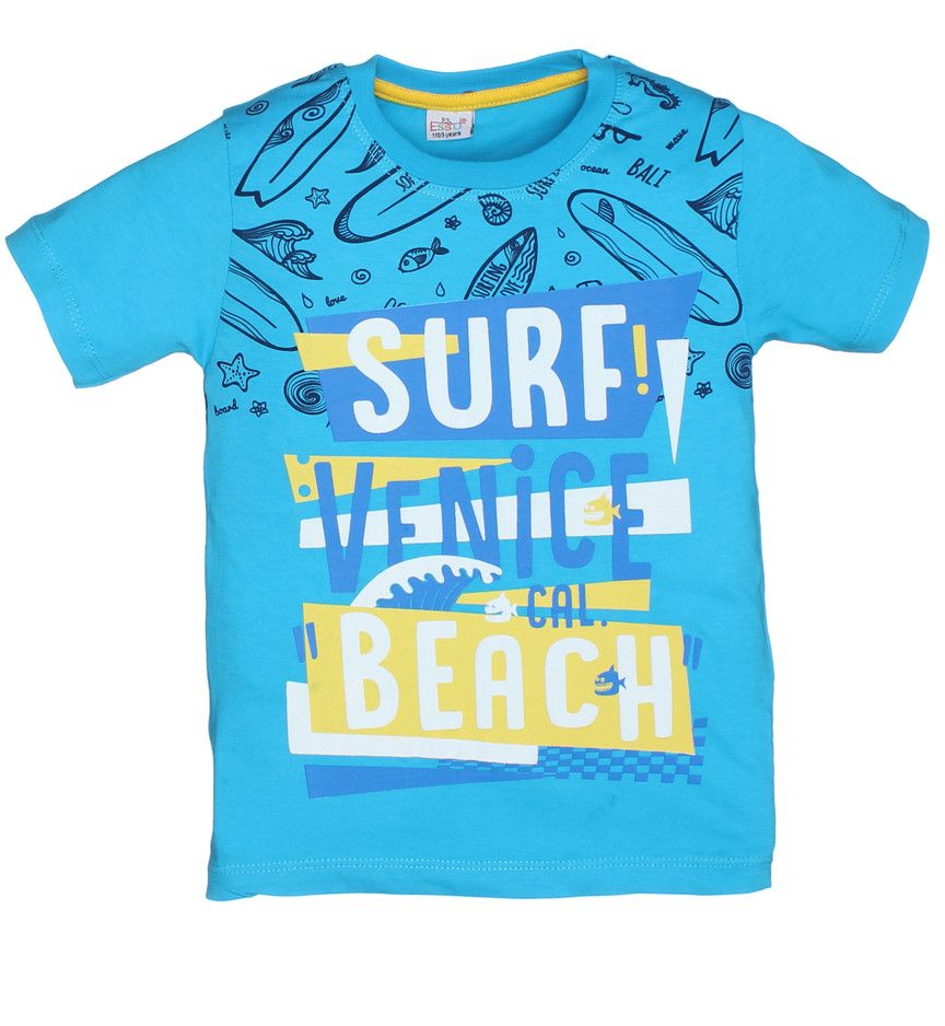 Футболка для мальчика Surf beach turquoise
