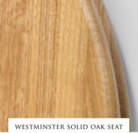 Сиденье с крышкой для унитаза Devon&Devon Westminster из массива дуба схема 1