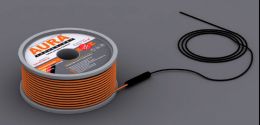 Теплый пол на основе двухжильного нагревательного кабеля AURA Heating  КТА  37м -650Вт