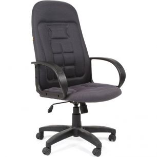 Кресло CHAIRMAN 727/TW-12 для руководителя, ткань, цвет серый