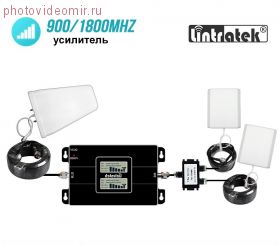 Усилитель сотовой связи GSM900_1800 Lintratek с 2 антеннами