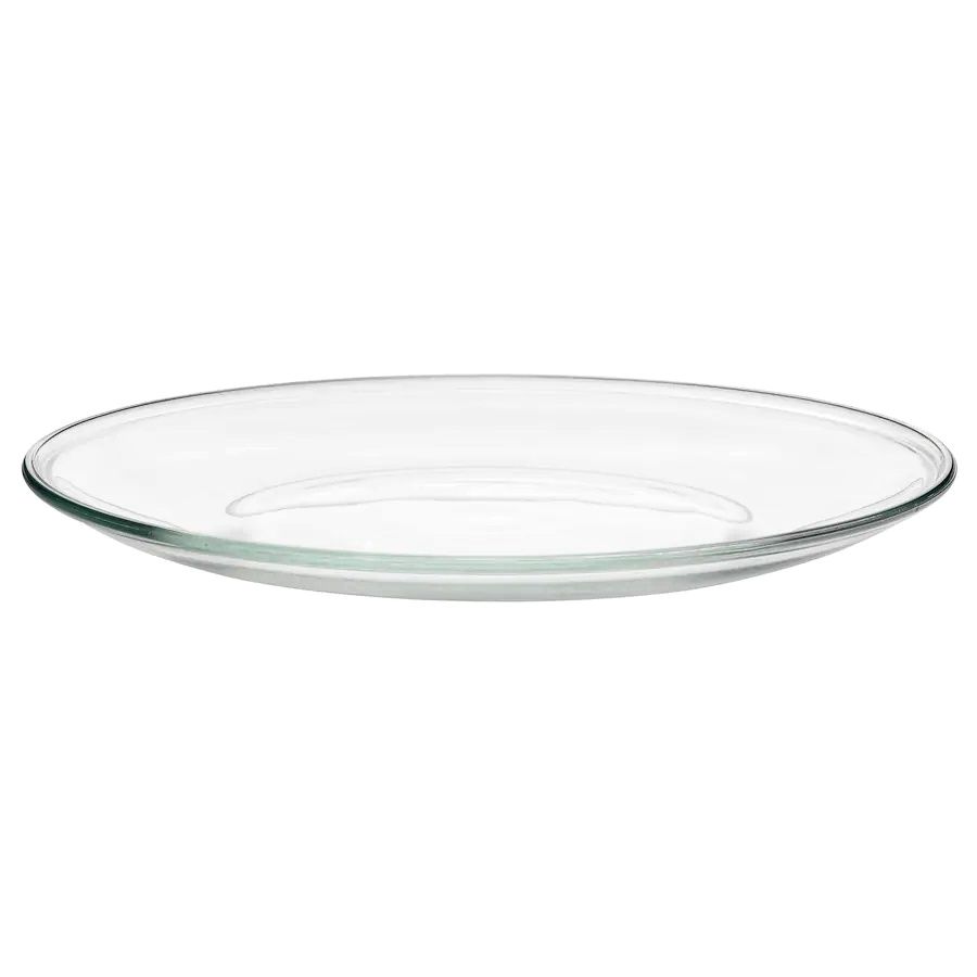 Тарелка стеклянная, 23 см