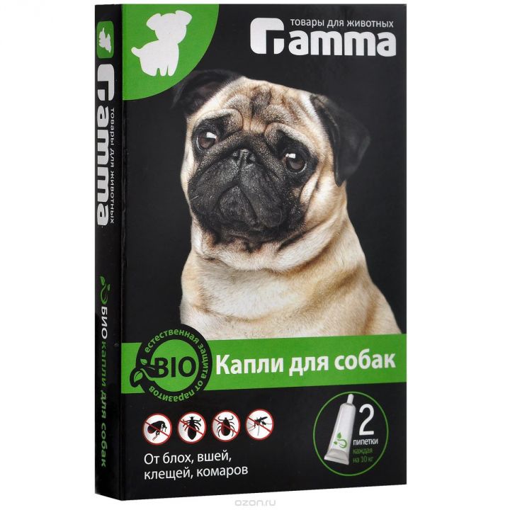 Биокапли Гамма д/соб репел.(2 пипетки)