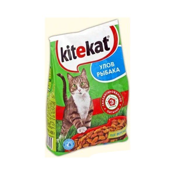 Китикет 350г сухой улов рыбака