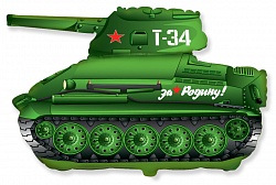 Фигура Танк T-34, Зеленый (31''/79 см)