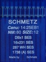 Иглы промышленные для трикотажа Schmetz DBx1 SES №80 10 шт