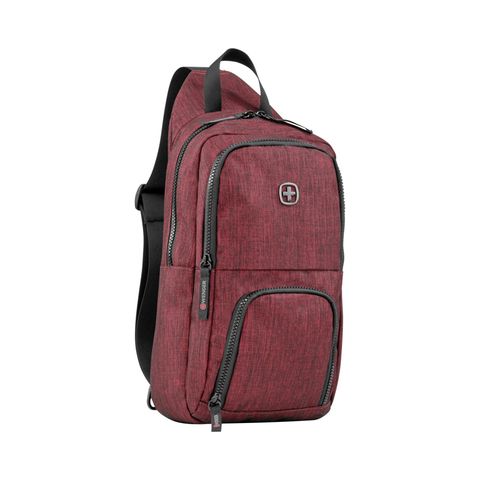 Рюкзак с одним плечевым ремнем Wenger Urban Contemporary, бордовый, 19х12х33 см, 8 л