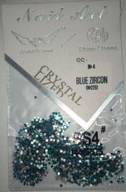 Стразы Nail Art SS4 BLUE ZIRCON (№229) 1440 шт