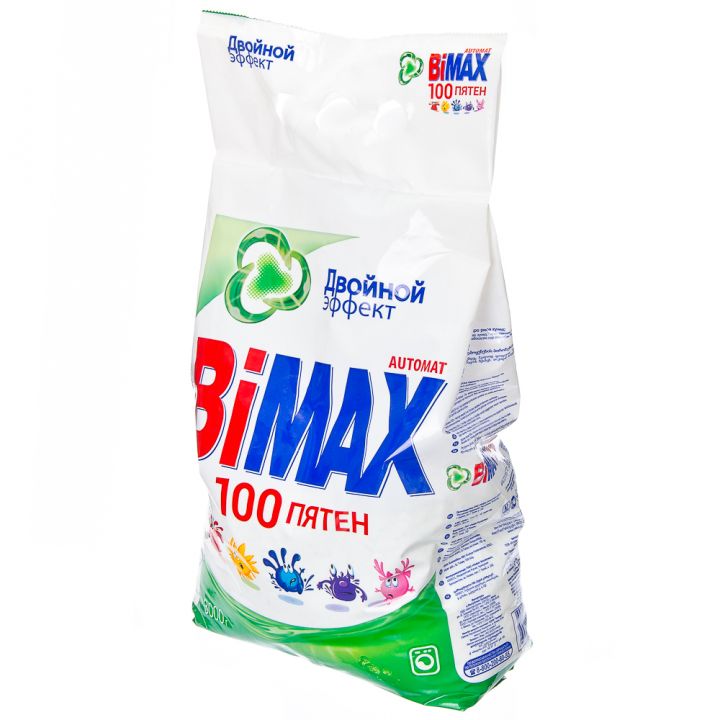 Порошок стир BiMax 3кг автомат 100 пятен