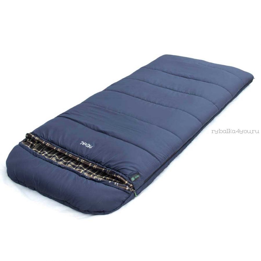 Спальный мешок Prival Северный Левый /одеяло с капюшоном, размер 220х95 см, t -24 +0С