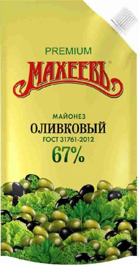 Майонез Махеев Премиум оливковый д/п 380г