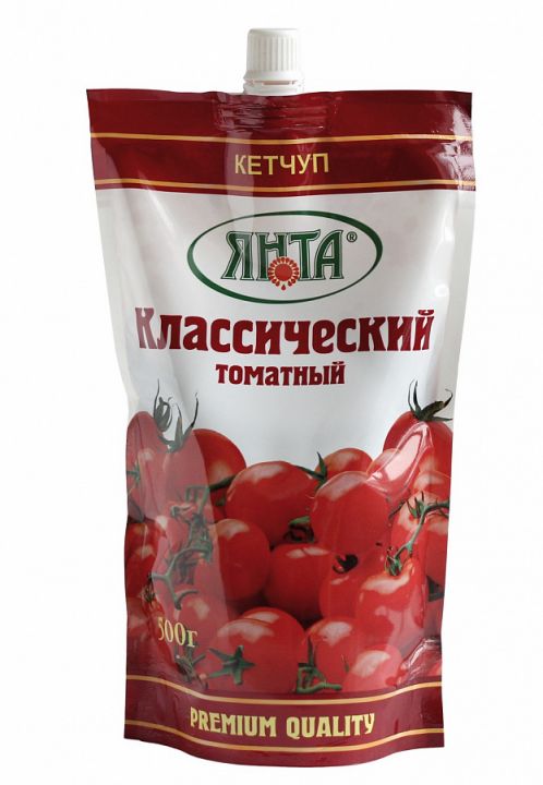 Соус кетчуп Янта Классический дой/пак с доз. 800г