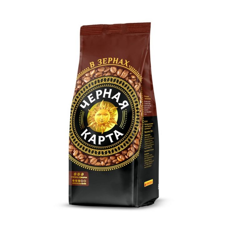 Кофе Черная карта зерно м/у 250г