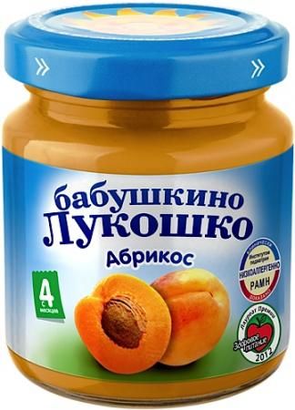 Пюре Бабушкино Лукошко абрикос 100г