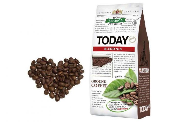 Кофе Today Blend №8 молотый 200г