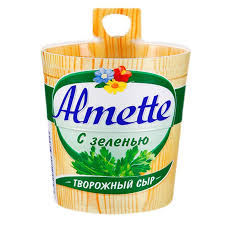 Сыр Альметте плавл. сливочный с зеленью 60% 150г