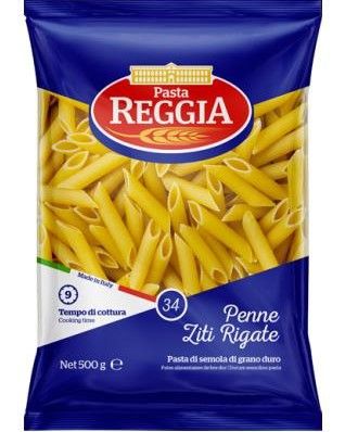 Pasta Reggia Penne Ziti Rigate №34, 500г