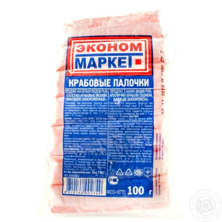 Крабовые палочки 100г Эконом маркет