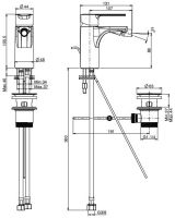 Fima - carlo frattini Mast смеситель для биде F3132 схема 2