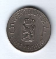 5 франков 1962 года Люксембург
