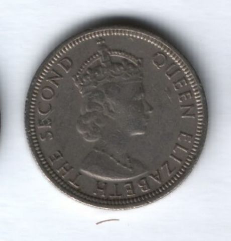 1/4 рупии 1975 года Маврикий