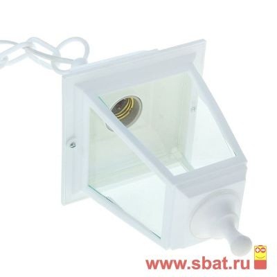 Садово-парковый светильник ЭЛЕКТ НСУ Адель E27 60W 33х20 белый IP44