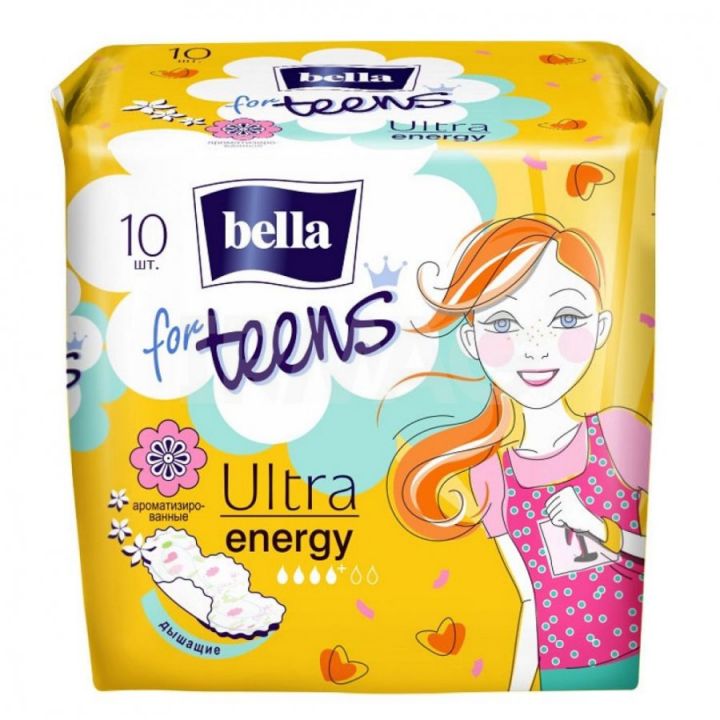 Прокладки Белла for teens ультра energy deo 10шт