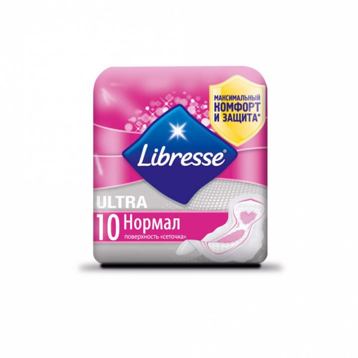 Прокладки Libresse ULTRA Normal 10 прокл.пов.сеточ.