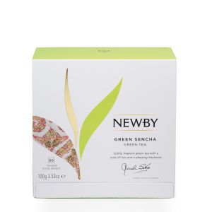 Чай зеленый Зеленая сенча Newby Green Sencha Green Tea в пакетиках 50 шт - Англия
