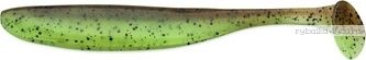 Приманка силиконовая Keitech Easy Shiner 3" 75 мм / упаковка 10 шт / цвет: 401 Green Pumkin/Chartreuse