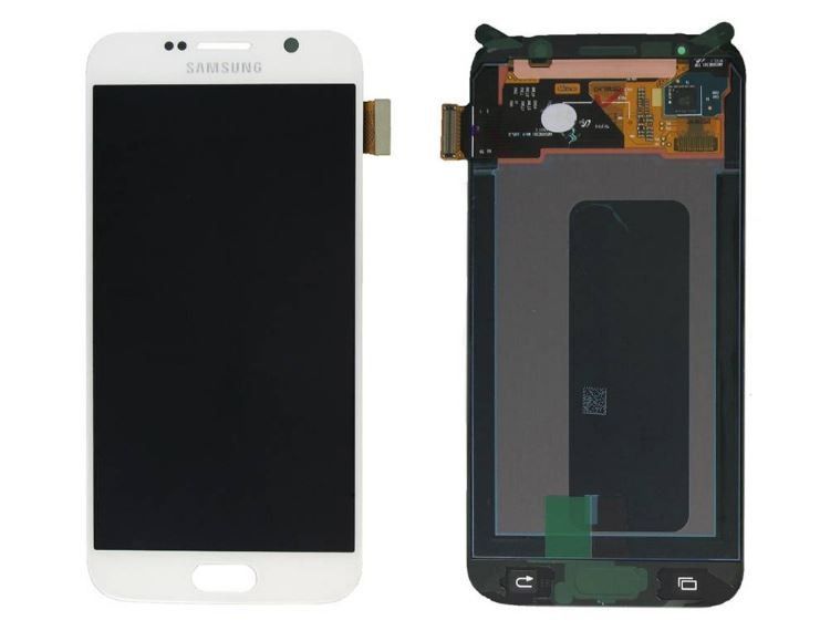 LCD (Дисплей) Samsung G920F Galaxy S6 (в сборе с тачскрином) (white) Оригинал