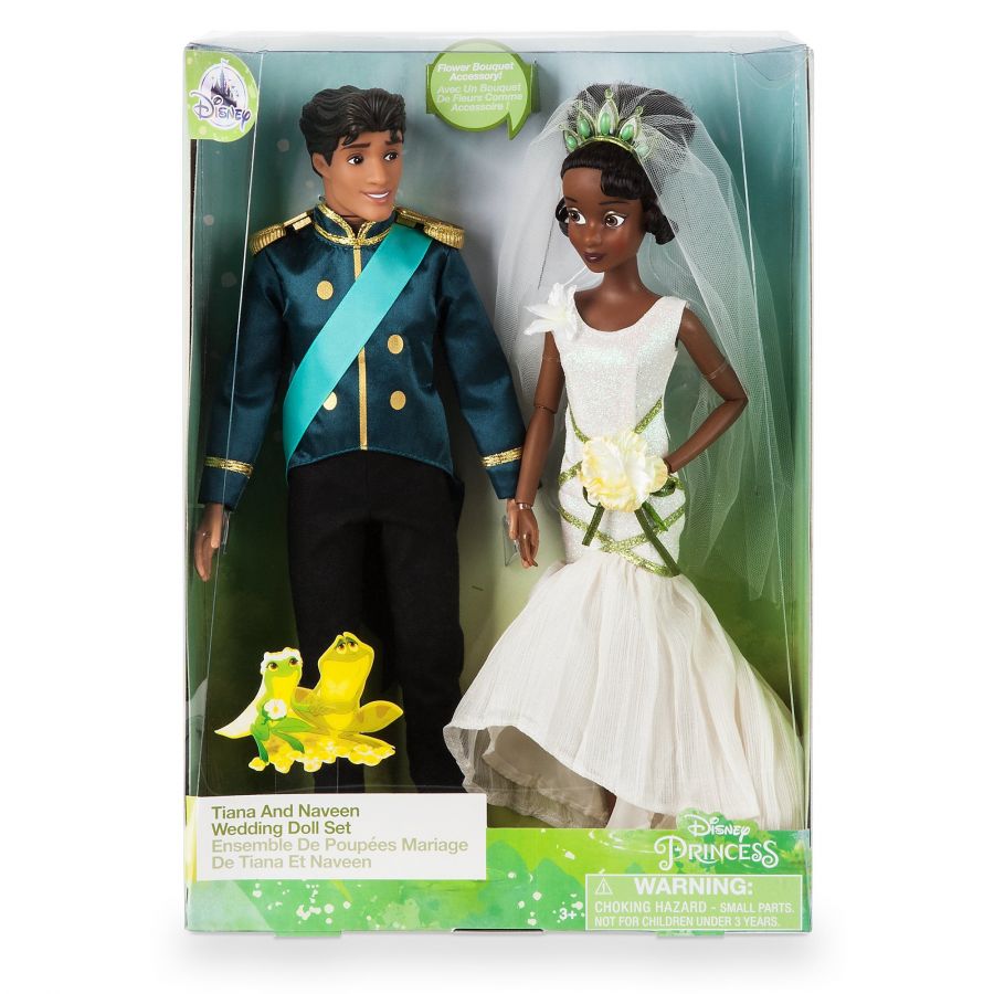 Тиана и Навин Классический свадебный набор кукол - Принцесса и лягушка