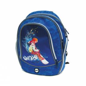 Рюкзак ранец школьный cosmo ii, snowboarder, 36x29x18 см (арт. 20215-30)