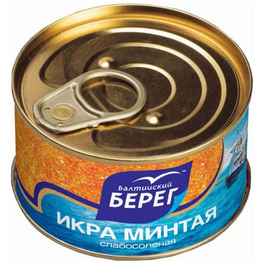 Икра  минтая 130г с/с ж/б Балтийский берег