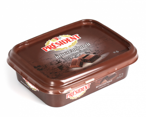 Pendir President əridilmiş Şokoladlı 30% , 200  gr