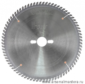 Пильный диск универсальный для древесно-плитных материалов DIMAR 250x30x3.2/2.2x60 MW арт. 90104106