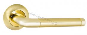 Ручка раздельная REX TL SG/GP-4 матовое золото/золото 105 мм АРТ: 38323