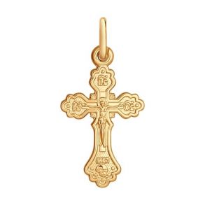 Крест из золота 121290 SOKOLOV