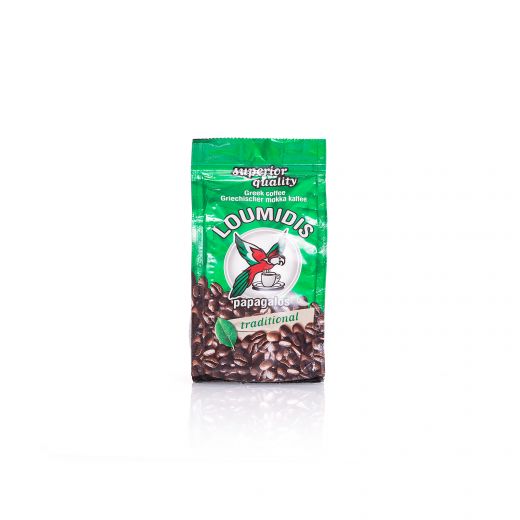 Кофе натуральный молотый Loumidis Papagalos - 96 гр