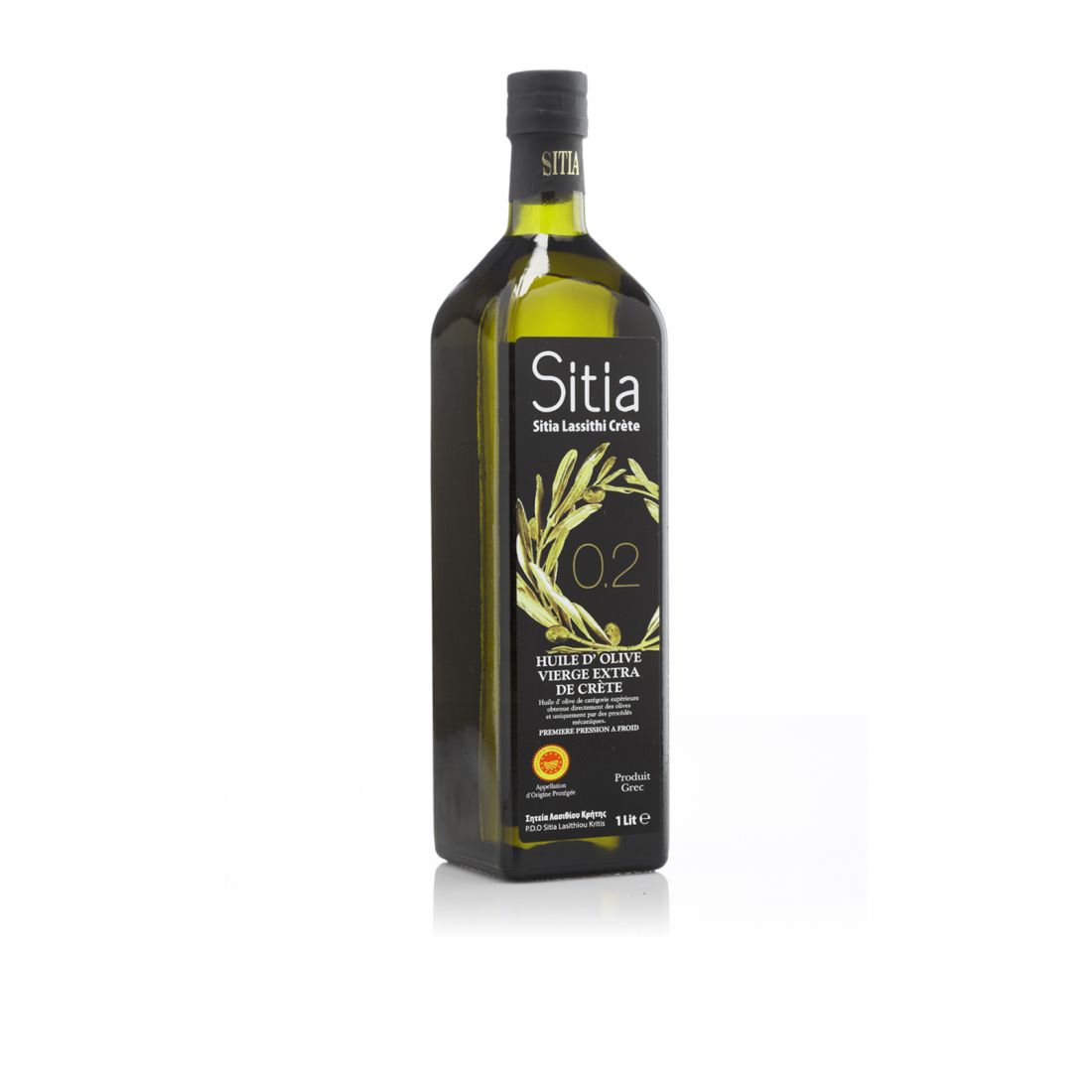 Оливковое масло SITIA Premium Gold - 1 л 0.2 экстра вирджин PDO стекло