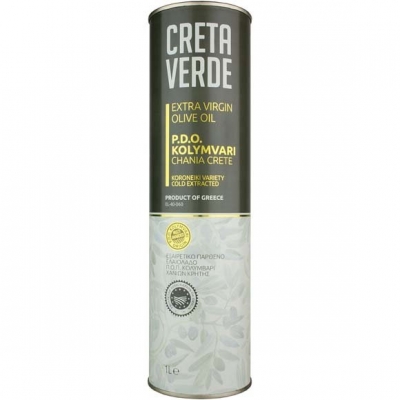 Оливковое масло CRETA VERDE  - 1 л экстра вирджин PDO