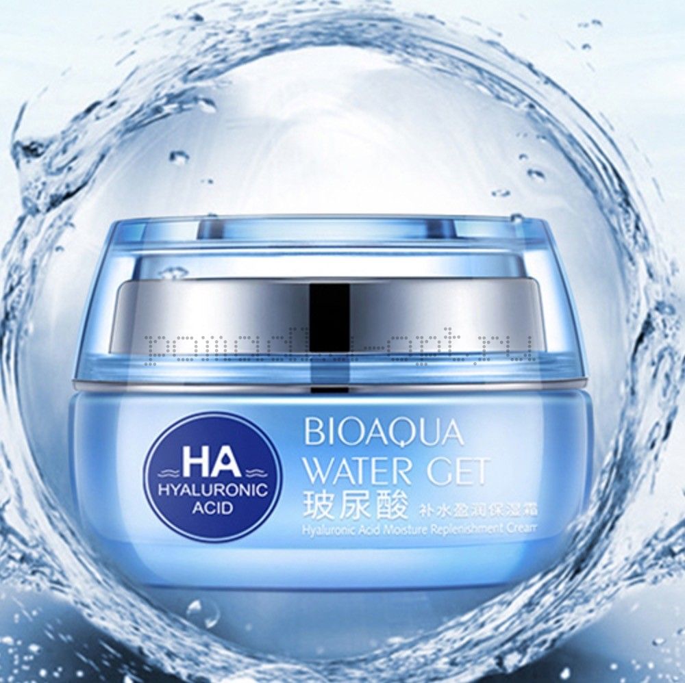 ~~~ BioAqua HA Water Get Moisture Replenishment Cream Гиалуроновый крем для лица 50 г