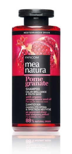 Mea Natura Pomegranate, Шампунь Сияние Цвета и Сохранение Молодости, 300 мл