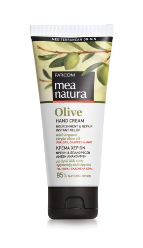 Mea Natura Olive, Крем для рук "Питание и мгновенное облегчение", для сухой, потрескавшейся кожи, 100 мл