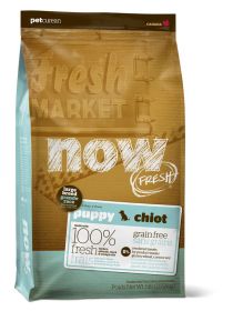 NOW FRESH™ Беззерновой для щенков крупных пород с индейкой, уткой и овощами (Fresh Puppy Large Breed Recipe Grain Free) 5,45 кг