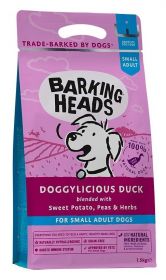 Barking Heads Беззерновой для собак малых пород с уткой и бататом "Восхитительная утка" 4 кг