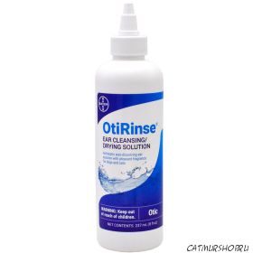 OtiRinse Cleansing/Drying Ear Solution  237 мл для чистки и сушки ушей для собак и кошек