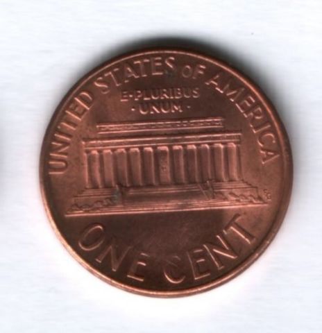 1 цент 1999 года D США UNC