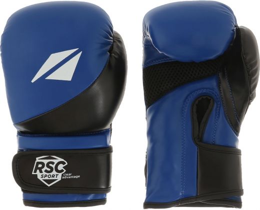 Перчатки боксерские RSC FLEX BF BX 023 черно-синие
