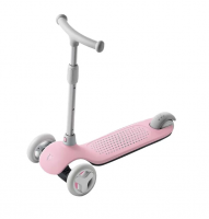 Детский кикборд Xiaomi Rice Rabbit Scooter Blue (Розовый) (Уценка)